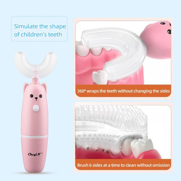 ckeyin children electric toothbrush smart u type silicon usb portable cartoon pattern automatic ultrasonic teeth tooth brush
ckeyin children electric toothbrush smart u type silicon usb portable cartoon pattern automatic ultrasonic teeth tooth brush