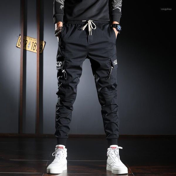 hop men's cargo hip pants 2021 spring fashion printed trousers korean streetwear black elastic waist drawstring joggers
hop men's cargo hip pants 2021 spring fashion printed trousers korean streetwear black elastic waist drawstring joggers