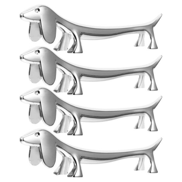 chopsticks 4pcs rest alloy holders fork spoon racks ornaments