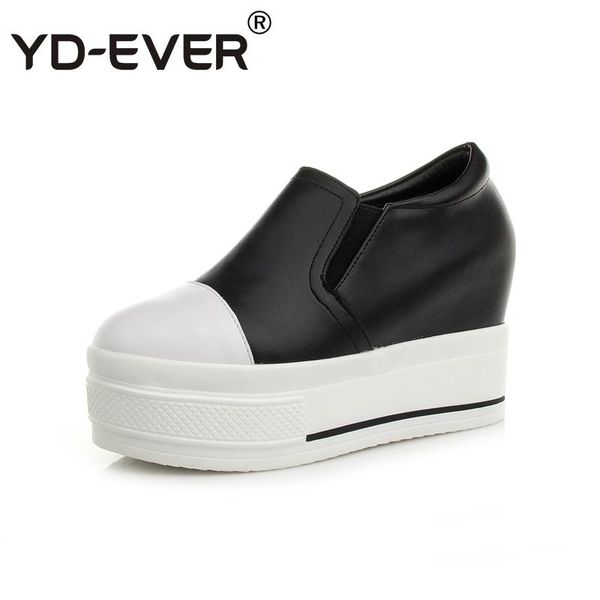 yd-ever genuine leather women casual shoes platform wedges shoe hidden heel pumps height increasing super high sneakers dress, Black
yd-ever genuine leather women casual shoes platform wedges shoe hidden heel pumps height increasing super high sneakers dress, Black