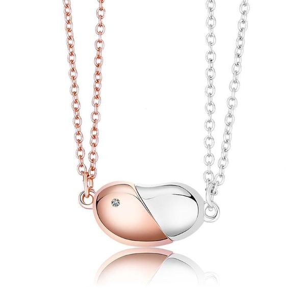 chains 2 pcs/set korean rotating love lovesick bean pendant couple necklace light luxury niche female clavicle chain jewelry, Silver
chains 2 pcs/set korean rotating love lovesick bean pendant couple necklace light luxury niche female clavicle chain jewelry, Silver