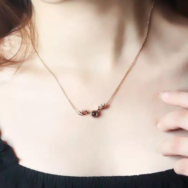 chokers king shiny luxury 316l stainless steel wapiti pendant necklace elegant reindeer horns charm choker xmas birthday gifts, Golden;silver
chokers king shiny luxury 316l stainless steel wapiti pendant necklace elegant reindeer horns charm choker xmas birthday gifts, Golden;silver
