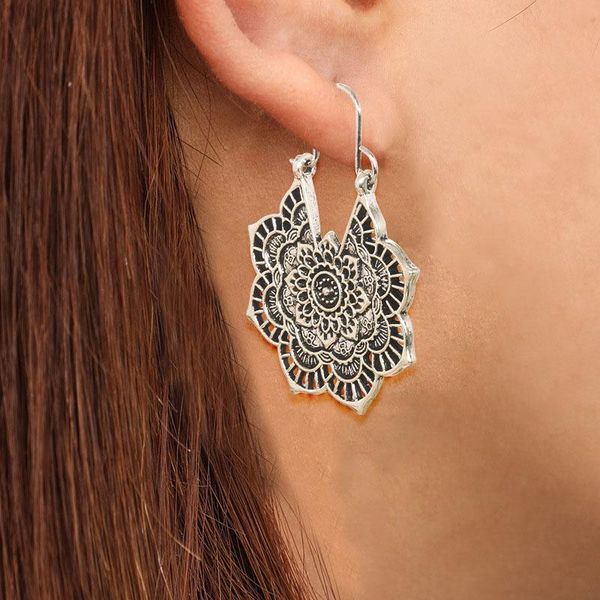 dangle & chandelier yo tribal brass earring drop flower ornate gypsy for women boho vintage, Silver
dangle & chandelier yo tribal brass earring drop flower ornate gypsy for women boho vintage, Silver