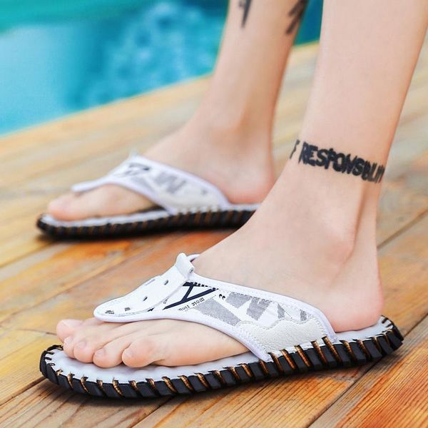 slippers misalwa 39-48 big yard men's beach pu leather men flip-flops handmade casual summer sandal clip toe white, Black
slippers misalwa 39-48 big yard men's beach pu leather men flip-flops handmade casual summer sandal clip toe white, Black