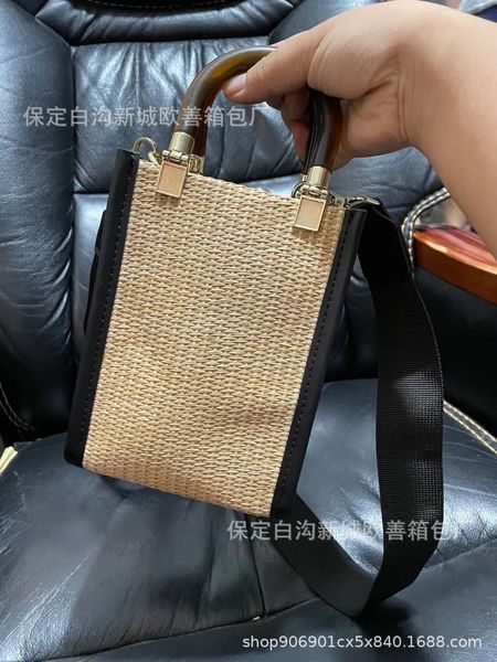 handbag new straw woven mini tote seaside holiday knitting handbag one shoulder messenger bag women's fashion bag
handbag new straw woven mini tote seaside holiday knitting handbag one shoulder messenger bag women's fashion bag