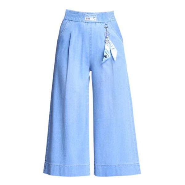 women's jeans high waist denim tencel wide leg pants loose pleated solid streetwear culottes harem trousers party palazzo, Blue
women's jeans high waist denim tencel wide leg pants loose pleated solid streetwear culottes harem trousers party palazzo, Blue