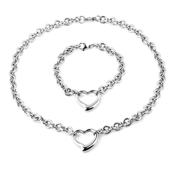 earrings & necklace stainless steel hollow bracelet fashion women charm jewelry set u2jf, Silver
earrings & necklace stainless steel hollow bracelet fashion women charm jewelry set u2jf, Silver