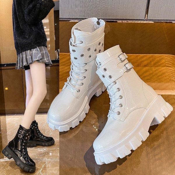 boots ladies autumn and winter retro british style thick-soled lace-up ankle plus velvet knight on sale, Black
boots ladies autumn and winter retro british style thick-soled lace-up ankle plus velvet knight on sale, Black