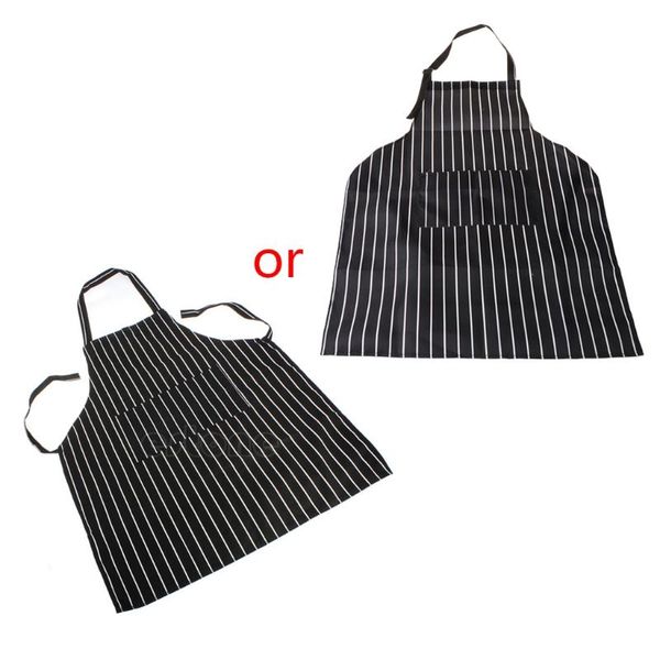 aprons adjustable black stripe bib apron waiter chef cook kitchen tool with 2 pockets h056
aprons adjustable black stripe bib apron waiter chef cook kitchen tool with 2 pockets h056