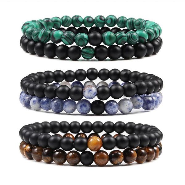 link, chain set bracelet couples distance black white natural lava stone tiger eye beaded yoga bracelets for men women elastic rope jewelry
link, chain set bracelet couples distance black white natural lava stone tiger eye beaded yoga bracelets for men women elastic rope jewelry