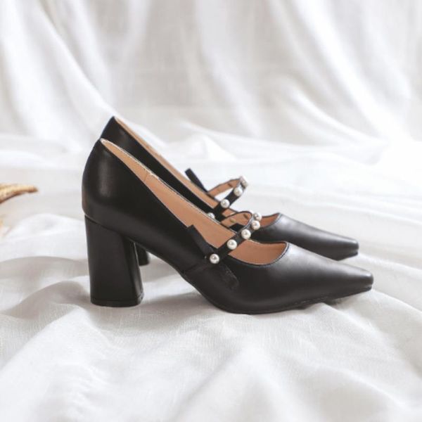 solid color office woman shoes fashion ladies pointed toe heels pearl party high 6.5cm dress, Black
solid color office woman shoes fashion ladies pointed toe heels pearl party high 6.5cm dress, Black
