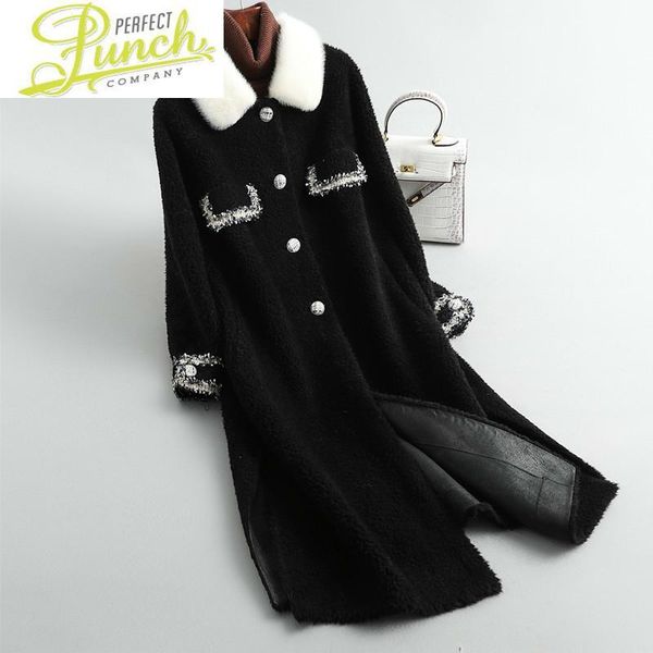women's fur & faux clothes women winter coat 2021 parka real sheep shearing 100% wool jacket 19051 yy2459, Black
women's fur & faux clothes women winter coat 2021 parka real sheep shearing 100% wool jacket 19051 yy2459, Black