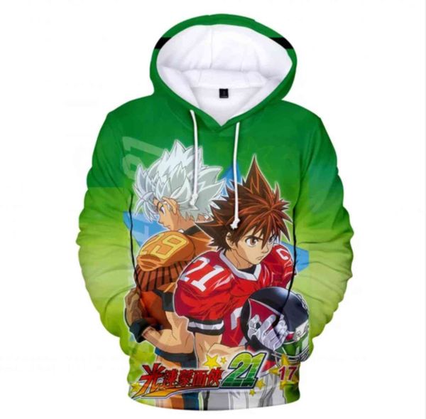 men's hoodies & sweatshirts -3d printing eyeshield 21 hoodie boy girls s teen sweaters comfortable fit with anime clothes emt5, Black
men's hoodies & sweatshirts -3d printing eyeshield 21 hoodie boy girls s teen sweaters comfortable fit with anime clothes emt5, Black