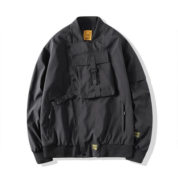 men's jackets men bomber jacket 2021 mens mulit-pocket cargo steetwear hip hop windbreaker coats outwear, Black;brown
men's jackets men bomber jacket 2021 mens mulit-pocket cargo steetwear hip hop windbreaker coats outwear, Black;brown