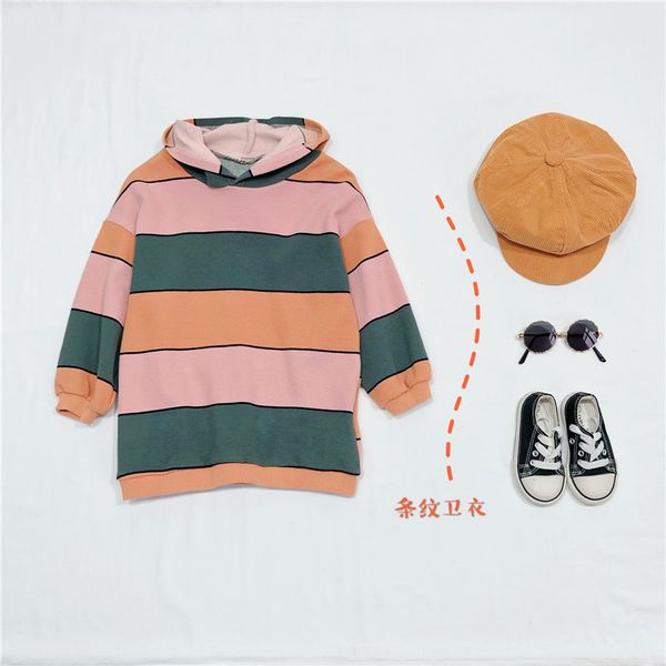 children wear spring new boys' and girls' korean 100-140 wide clause hooded sweater 11007, White
children wear spring new boys' and girls' korean 100-140 wide clause hooded sweater 11007, White