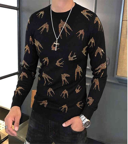 men's rhintone long sved sweater, youth style, fashion, high-grade knitted winter, new style, White;black
men's rhintone long sved sweater, youth style, fashion, high-grade knitted winter, new style, White;black