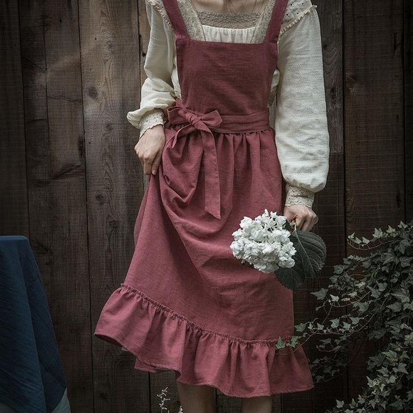 retro linens aprons for lady girls kitchen cooking cotton apron flower shop work clothe sleeveless woman dress apan style
retro linens aprons for lady girls kitchen cooking cotton apron flower shop work clothe sleeveless woman dress apan style