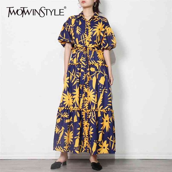 print lace up dress for women lapel short sleeve high waist maxi dresses female fashion clothing summer 210520, Black;gray
print lace up dress for women lapel short sleeve high waist maxi dresses female fashion clothing summer 210520, Black;gray