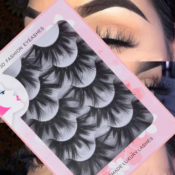 false eyelashes 5pair 3d faux mink hair wispy natural long fluffy handmade cruelty-eye lashes extension makeup tools
false eyelashes 5pair 3d faux mink hair wispy natural long fluffy handmade cruelty-eye lashes extension makeup tools