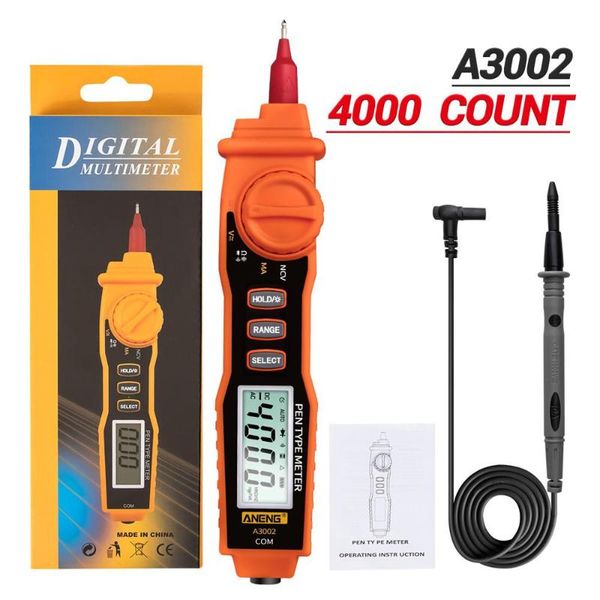 multimeters a3002 digital multimeter pen type 4000 counts with non contact ac/dc voltage resistance diode continuity tester tool
multimeters a3002 digital multimeter pen type 4000 counts with non contact ac/dc voltage resistance diode continuity tester tool