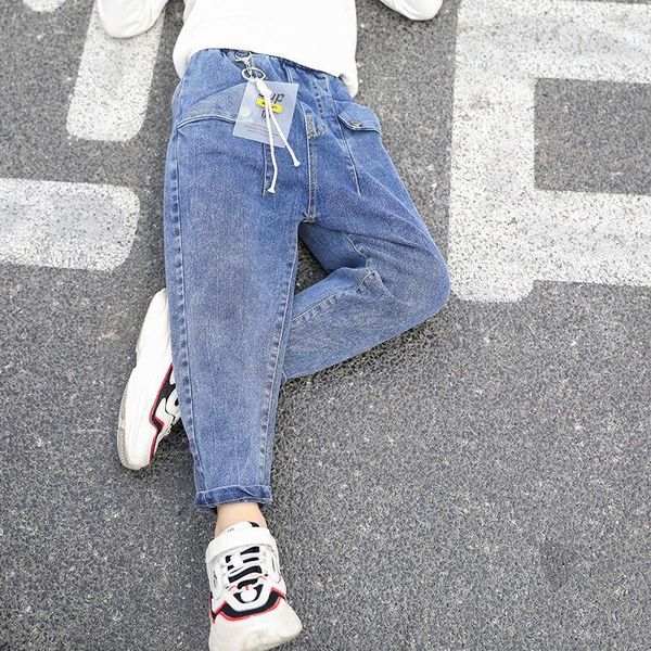 boys pants2021 children clothing autumn and winter jeans big boy loose trousers trend, Blue
boys pants2021 children clothing autumn and winter jeans big boy loose trousers trend, Blue