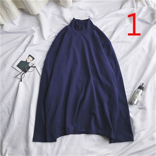 solid color versatile casual warm bottoming shirt men's long-sleeved t-shirt trend tee 210420, White;black
solid color versatile casual warm bottoming shirt men's long-sleeved t-shirt trend tee 210420, White;black