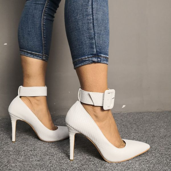 womens handmade high heeled dress shoes buckle strap pointed-toe faux leather evening party prom fashion daily wear court pumps d521, Black
womens handmade high heeled dress shoes buckle strap pointed-toe faux leather evening party prom fashion daily wear court pumps d521, Black