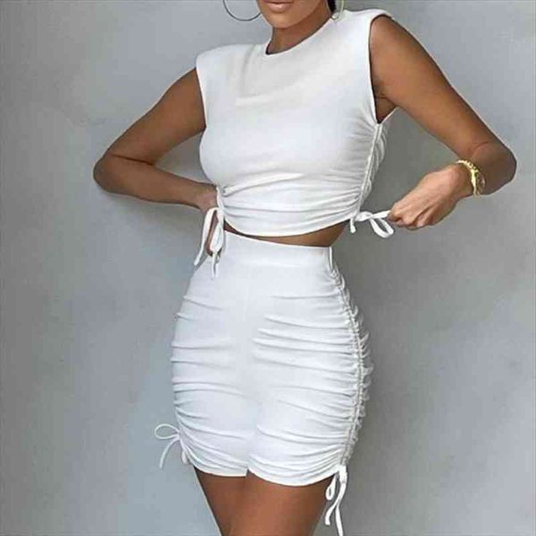 summer casual ruched tracksuit 2pcs womens tracksuits solid sleeveless crop and elastic waist drawstring shorts stretch fitness clothes, Gray
summer casual ruched tracksuit 2pcs womens tracksuits solid sleeveless crop and elastic waist drawstring shorts stretch fitness clothes, Gray