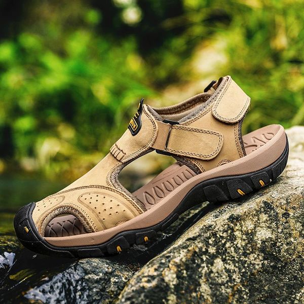 sandals head layer men summer fashion slippers breathable male shoes beach man outdoor casual, Black
sandals head layer men summer fashion slippers breathable male shoes beach man outdoor casual, Black