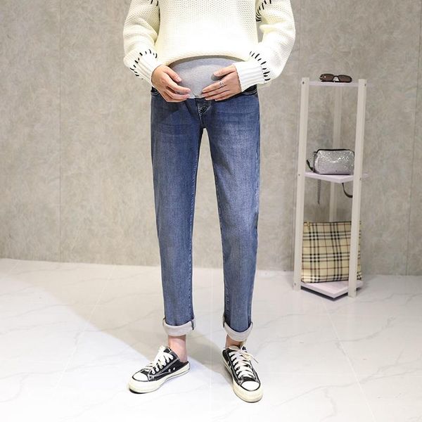 maternity bottoms 945# pants spring autumn loose casual jeans belly support elastic waist trousers, White
maternity bottoms 945# pants spring autumn loose casual jeans belly support elastic waist trousers, White