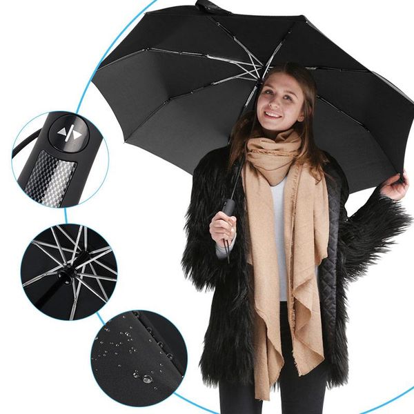 umbrellas srong 8ribs windproof umbrella rain women creative handle automatic 3folding for men business travel quality
umbrellas srong 8ribs windproof umbrella rain women creative handle automatic 3folding for men business travel quality
