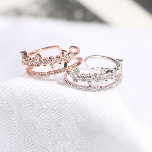 temperament color preserving double layer ring, simple and exquisite, adjustable opening, micro set zircon ring, Blue;gray
temperament color preserving double layer ring, simple and exquisite, adjustable opening, micro set zircon ring, Blue;gray
