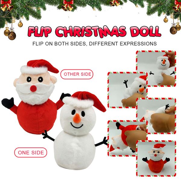 New Flip Christmas Doll Reversible Plush Toys Double Sided Flip Kids Birthday Gift Girls Doll Decoration children best gifts#38
New Flip Christmas Doll Reversible Plush Toys Double Sided Flip Kids Birthday Gift Girls Doll Decoration children best gifts#38