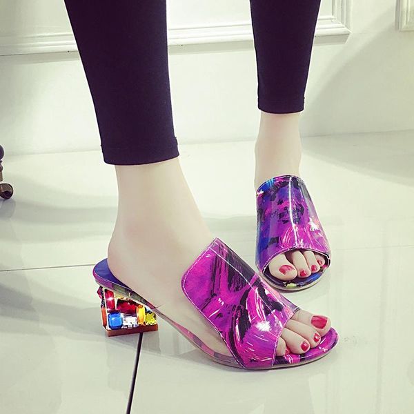 plus size summer slippers shoes women high heels pumps 2021 rhinestone thick slides for, Black
plus size summer slippers shoes women high heels pumps 2021 rhinestone thick slides for, Black