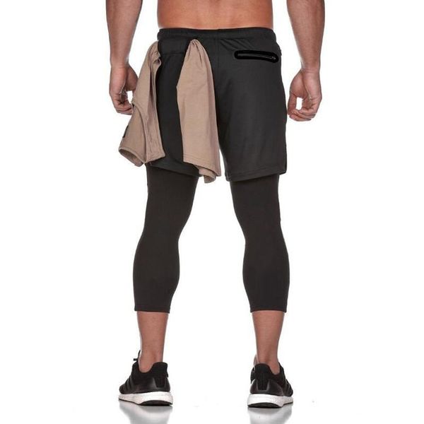 men's shorts dos homens leggings e 2 em 1 dupla camada esporte ginasio de fitness formacao esportiva jogging calcas curtas, White;black
men's shorts dos homens leggings e 2 em 1 dupla camada esporte ginasio de fitness formacao esportiva jogging calcas curtas, White;black