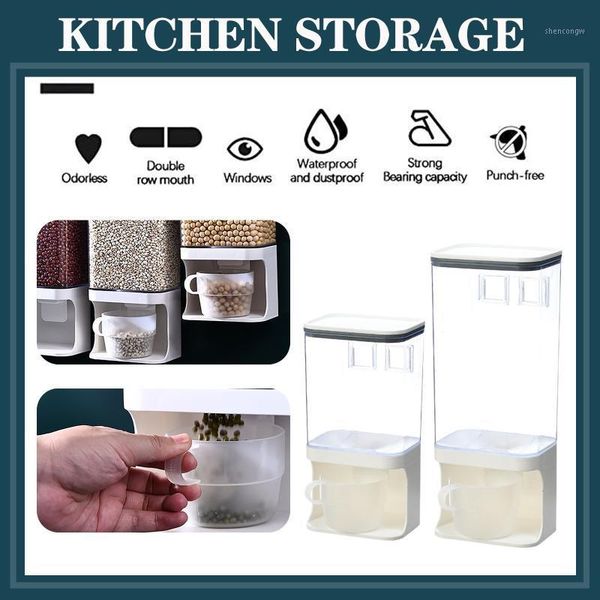 dry container cereal dispenser wall mounted storage organizer for kitchen grain case bottle tank clear boxes sealed bottles & jars
dry container cereal dispenser wall mounted storage organizer for kitchen grain case bottle tank clear boxes sealed bottles & jars