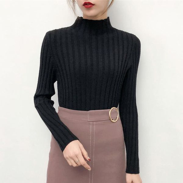 women's sweaters knitted sweater women 2021 autumn winter korean cashmere turtleneck long sleeve pullover female jumper knitwear, White;black
women's sweaters knitted sweater women 2021 autumn winter korean cashmere turtleneck long sleeve pullover female jumper knitwear, White;black