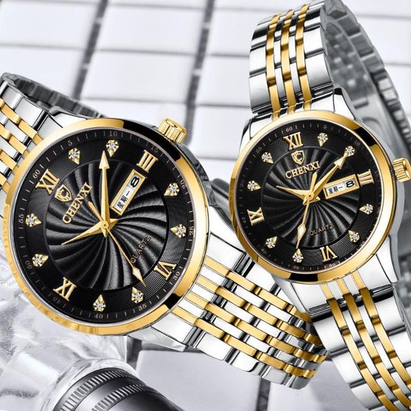 wristwatches 2021 couple watches 35mm men quartz 26mm for women's gold stainless steel waterproof clock lady watch, Slivery;brown
wristwatches 2021 couple watches 35mm men quartz 26mm for women's gold stainless steel waterproof clock lady watch, Slivery;brown