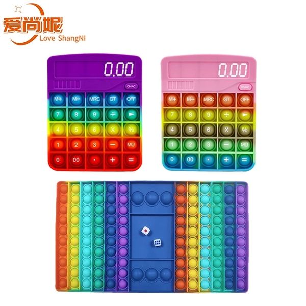 new calculator rainbow color children's silicone puzzle toy keyboard checkerboard rat killing pioneer
new calculator rainbow color children's silicone puzzle toy keyboard checkerboard rat killing pioneer