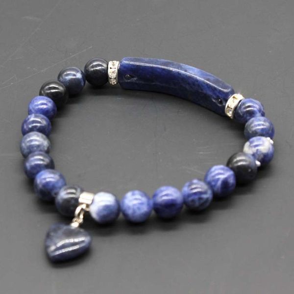 link, chain elegant bracelet for women healing stone bracelets 8mm beads chakra crystal energy heart charm handmade jewelry, Black
link, chain elegant bracelet for women healing stone bracelets 8mm beads chakra crystal energy heart charm handmade jewelry, Black