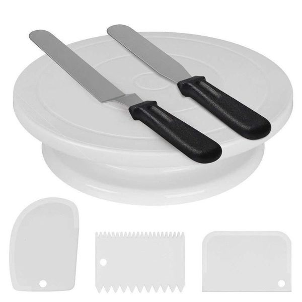 6pcs/set plastic cake turntable rotating dough knife decorating cream cakes stand rotary table baking & pastry tools
6pcs/set plastic cake turntable rotating dough knife decorating cream cakes stand rotary table baking & pastry tools
