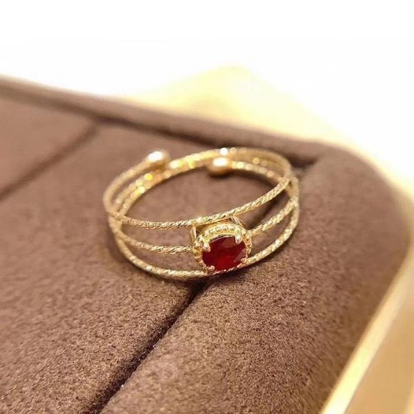 fine jewelry s925 sterling silver inlaid natural ruby girl exquisite ring support test chinese style selling cluster rings, Golden;silver
fine jewelry s925 sterling silver inlaid natural ruby girl exquisite ring support test chinese style selling cluster rings, Golden;silver