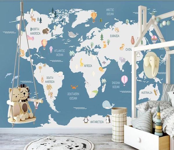 wallpapers customized large wallpaper hand-painted nordic cartoon world animal cute children's room interior background wall
wallpapers customized large wallpaper hand-painted nordic cartoon world animal cute children's room interior background wall