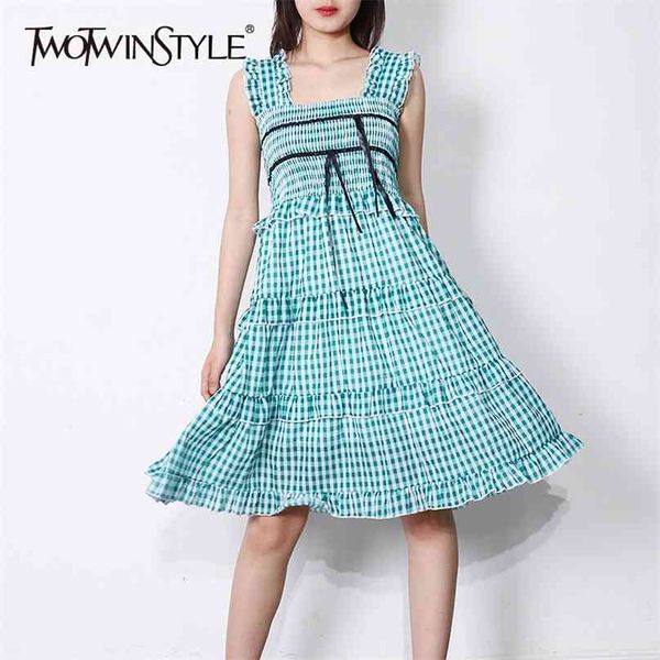 casual plaid patchwork ruffle bowknot midi dress for women square collar sleeveless high waist dresses female 210520, Black;gray
casual plaid patchwork ruffle bowknot midi dress for women square collar sleeveless high waist dresses female 210520, Black;gray