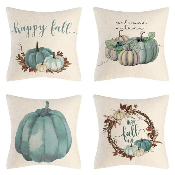 cushion/decorative pillow autumn pumpkin cushion cover 45x45cm farmhouse decoration thanksgiving cyan linen pillowcase happy
cushion/decorative pillow autumn pumpkin cushion cover 45x45cm farmhouse decoration thanksgiving cyan linen pillowcase happy