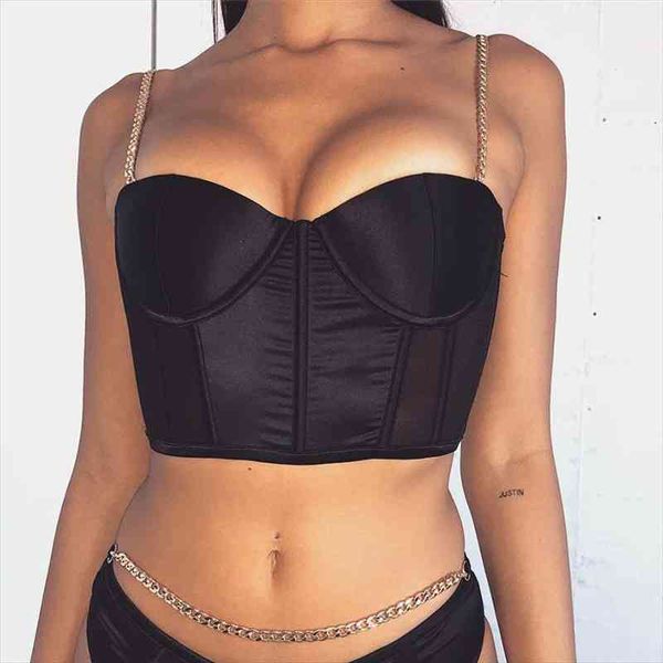 summer y2k corset black satin camisole metal chain crop women backless zipper camis harajuku tanks tube bra, White
summer y2k corset black satin camisole metal chain crop women backless zipper camis harajuku tanks tube bra, White