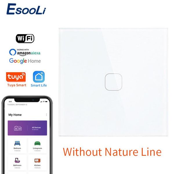 smart home control esooli standard 1 gang crystal glass panel eu/uk light touch switch tuya/smart life wireless electric
smart home control esooli standard 1 gang crystal glass panel eu/uk light touch switch tuya/smart life wireless electric