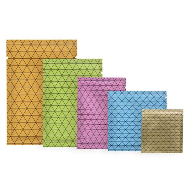 100pcs/lot lattice open pure mylar foil storage bag recyclable tear notch wholesale packing for coffee powder mask gift wrap
100pcs/lot lattice open pure mylar foil storage bag recyclable tear notch wholesale packing for coffee powder mask gift wrap