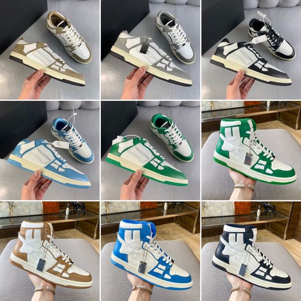 skel-sneakers 2021 luxury designer men spring shoes leather bones applique upper eva footbed low-high-sport shoe fashionable size 38-45, Black
skel-sneakers 2021 luxury designer men spring shoes leather bones applique upper eva footbed low-high-sport shoe fashionable size 38-45, Black