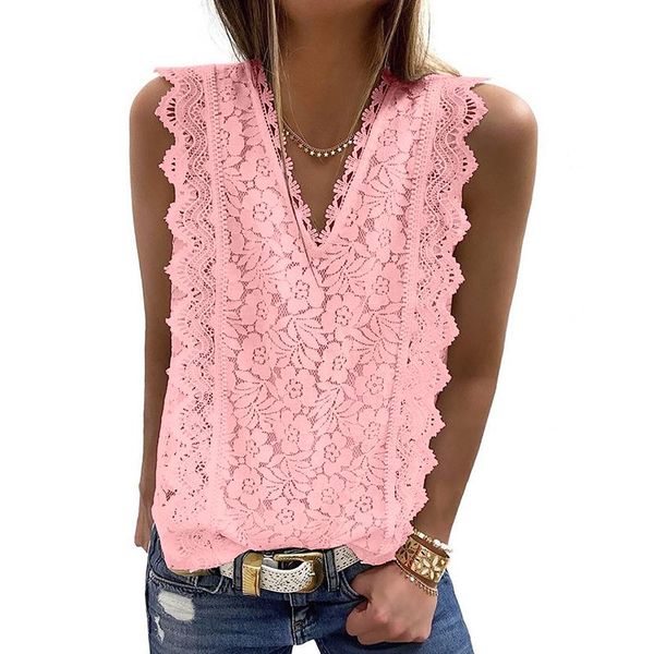women's t-shirt women v-neck lace t shirt 2021 summer fashion sleeveless solid hollow party tees plus size tanks, White
women's t-shirt women v-neck lace t shirt 2021 summer fashion sleeveless solid hollow party tees plus size tanks, White